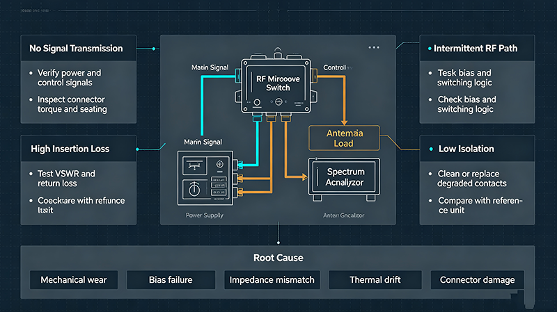 Troubleshooting RF Microwave Switch Failures