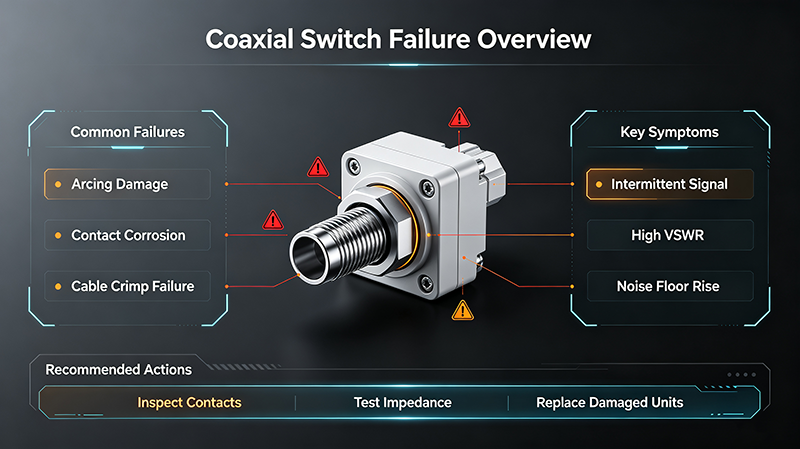 Coaxial Switch Failure Overview