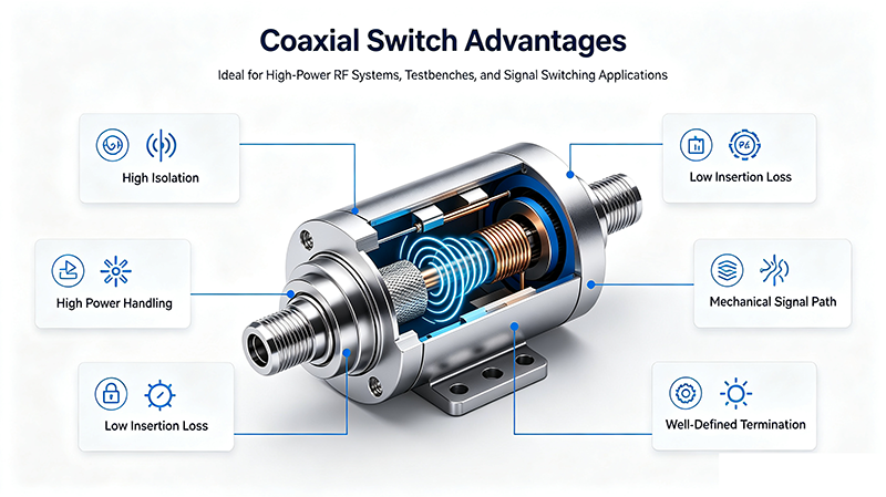 Coaxial Switch Advantages
