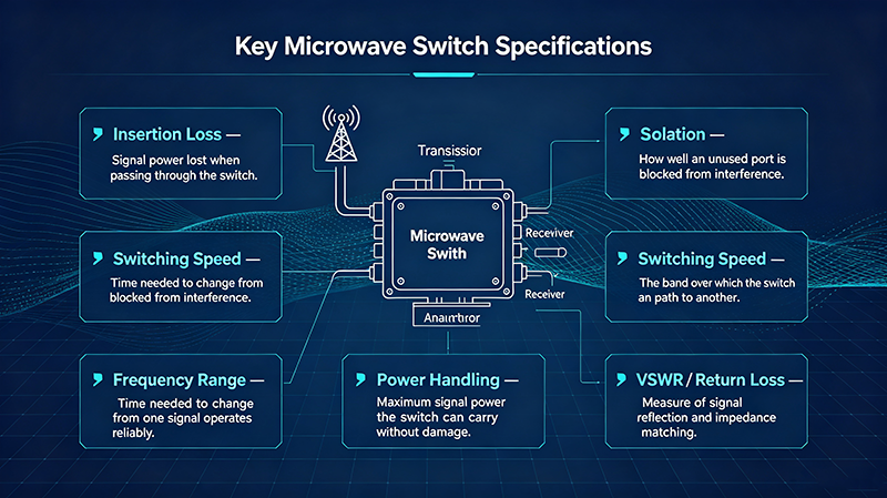 Key Microwave Switch Specifications