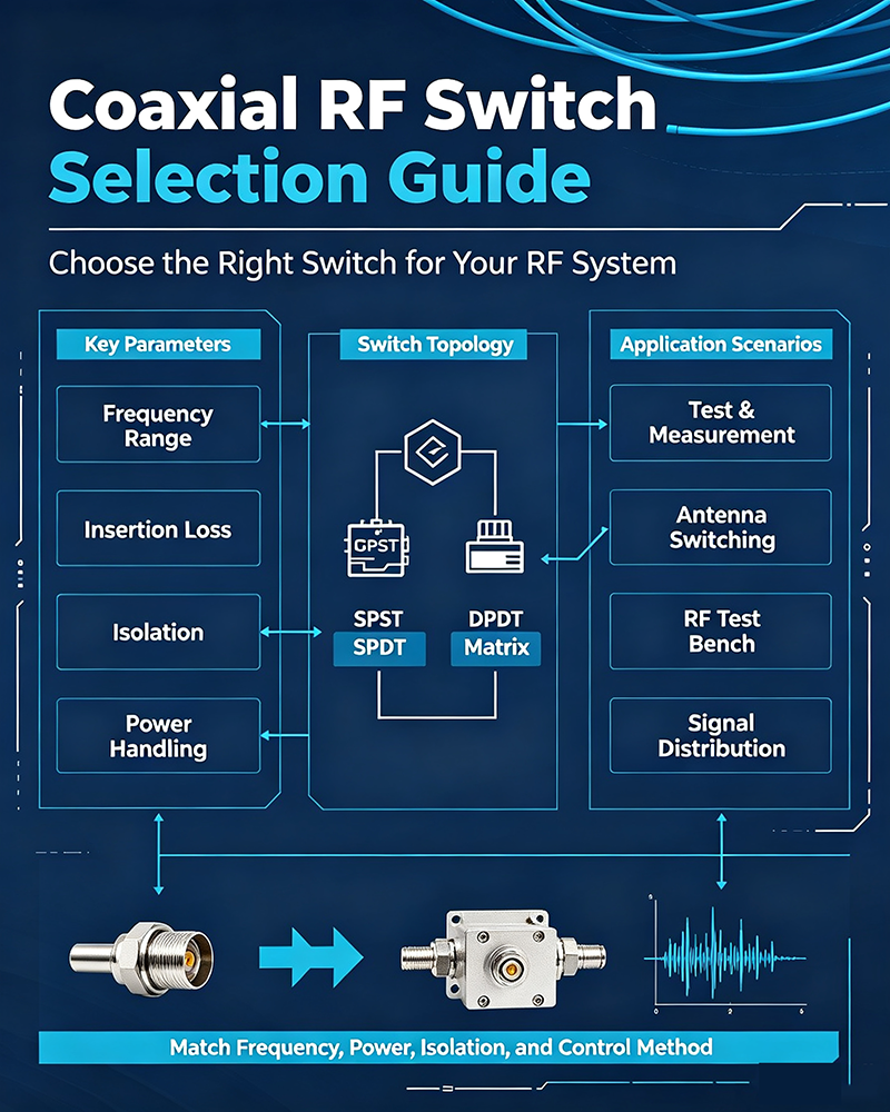 Coaxial RF Switch Selection Guide