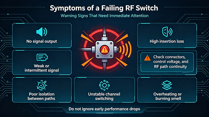 Symptoms of a Failing RF Switch