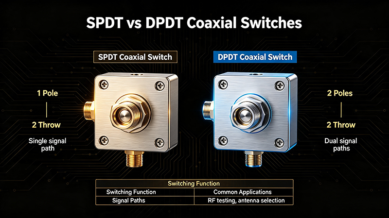 SPDT vs DPDT Coaxial Switches