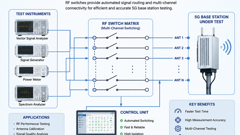 How to Choose the Right RF Switch for 5G Testing