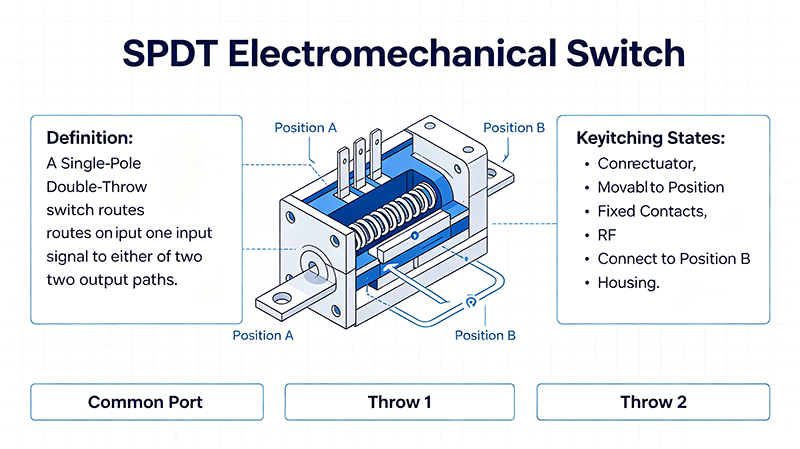SPDT Electromechanical Switch