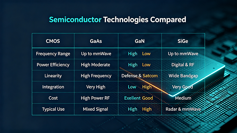 Semiconductor Technologies Compared