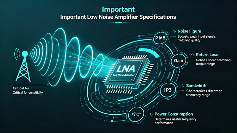 Important Low Noise Amplifier Specifications