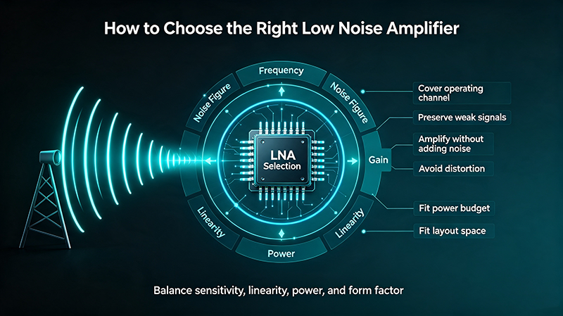 How to Choose the Right Low Noise Amplifier