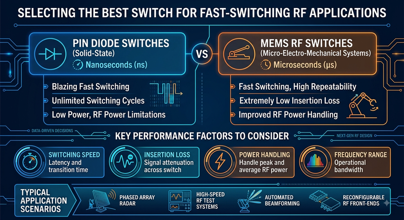 Selecting the Best Switch for Fast-Switching RF Applications