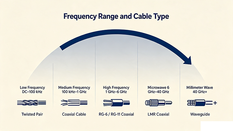 Frequency Range and Cable Type