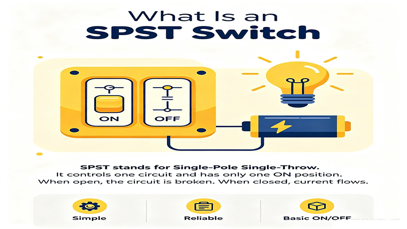 Exploring SPST Switch vs. DPDT Switch: Key Differences, Applications, and Selection Guide