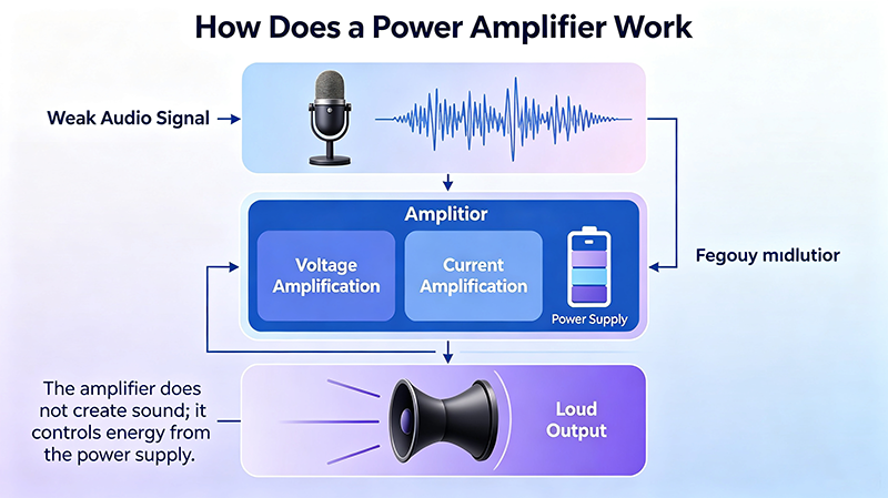 How Does a Power Amplifier Work