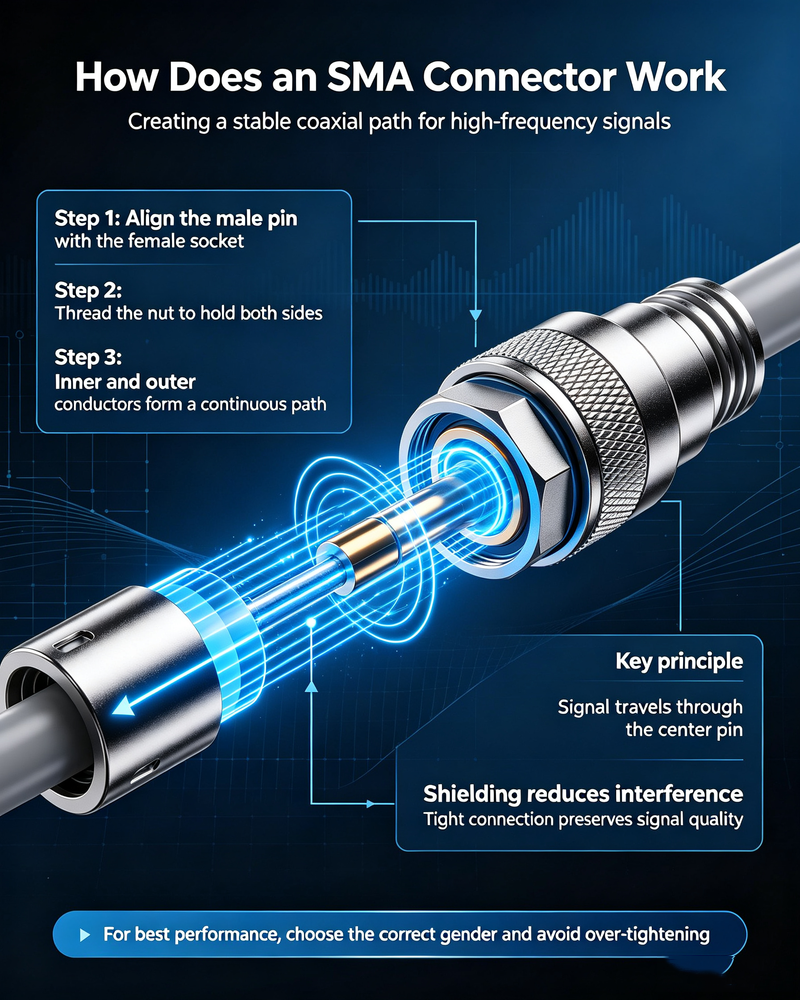 How Does an SMA Connector Work