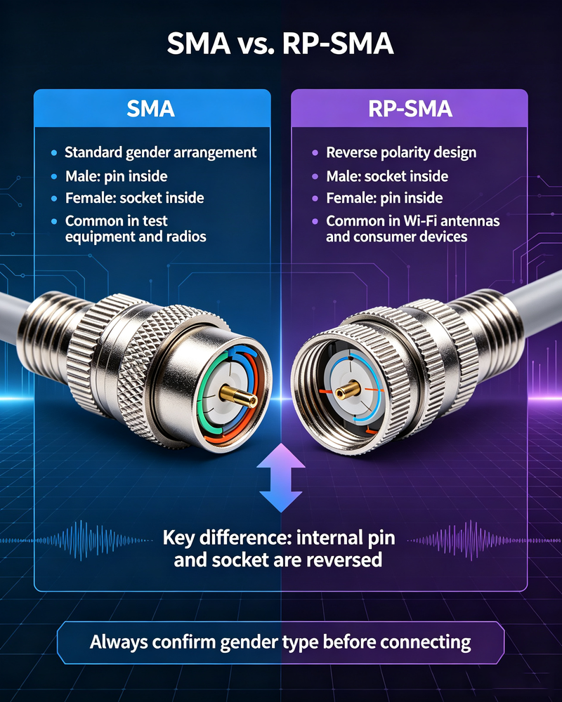 SMA vs. RP-SMA