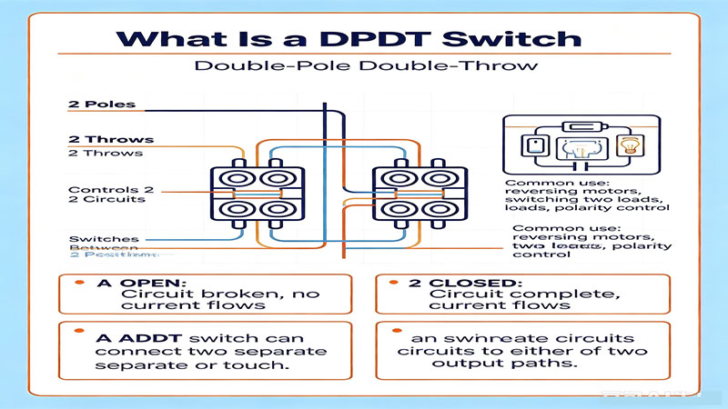 Understanding the Mechanics of a DPDT Switch in Electronic Circuits