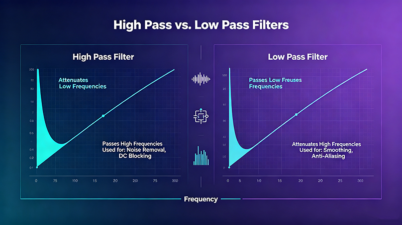 High Pass vs. Lowpass Filters