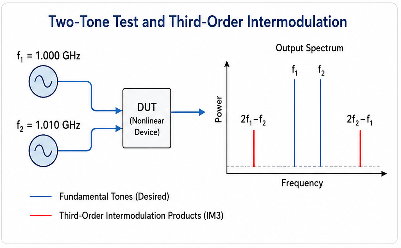 Two-Tone Test and Third-Order Intermodulation