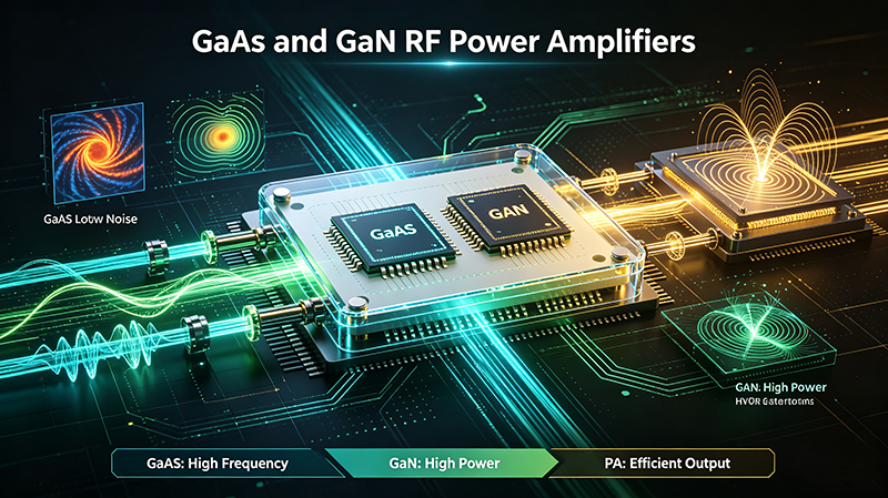 The Difference Between GaAs and GaN RF Power Amplifiers