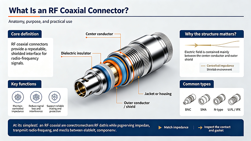 What Is an RF Coaxial Connector