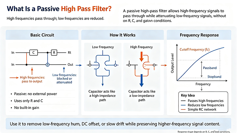 Passive High Pass Filter: How It Works, Types and Design Guide